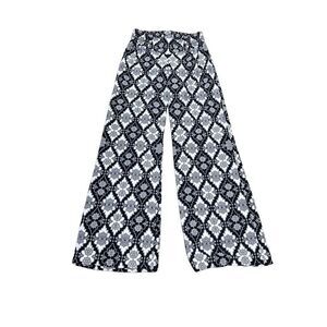 Cache Black and White Palazzo Pants Size 0